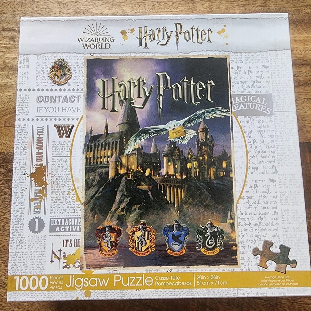 Aquarius Harry Potter Hogwarts Castle 1000 Piece Jigsaw Puzzle Multi-Color New